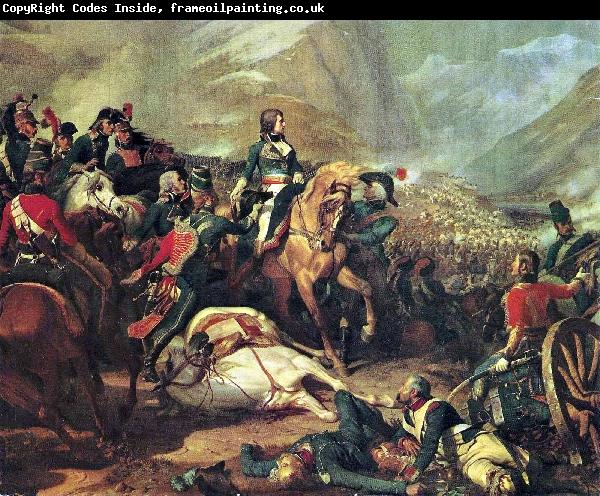 Henri Felix Emmanuel Philippoteaux Bonaparte a la bataille de Rivoli